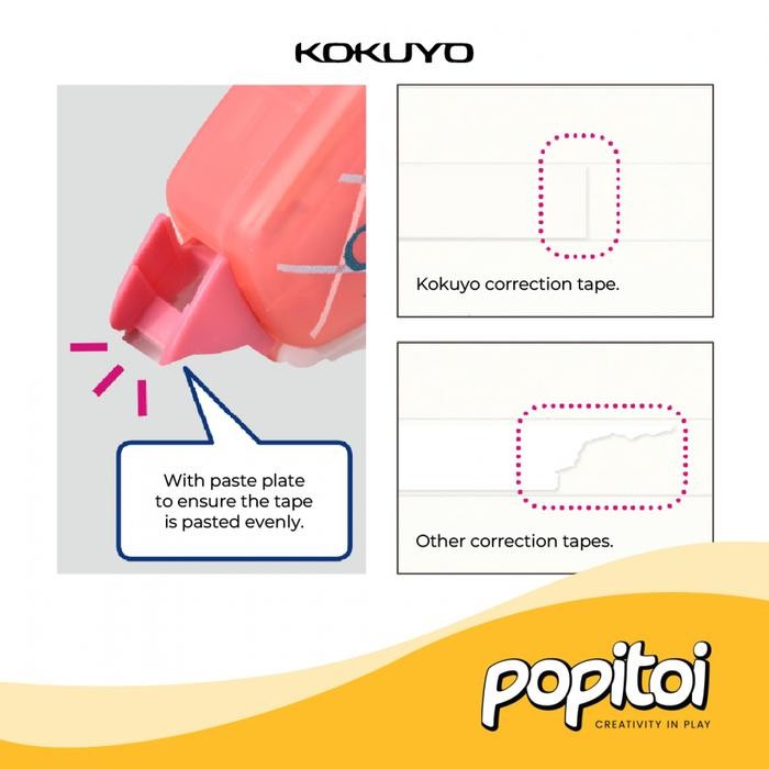 

kokuyo 50th anniversary refillable correction tape 6m pita koreksi tulisan tipe x kode 1370