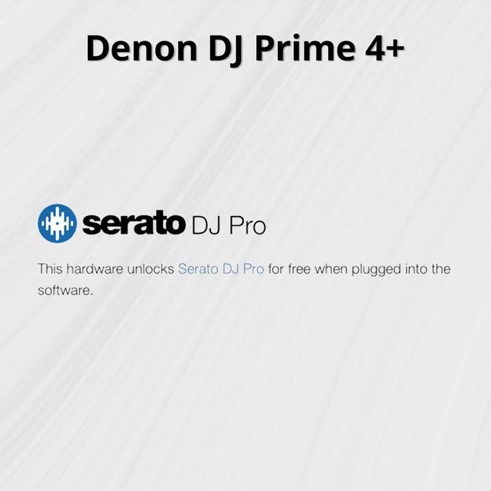 Denon DJ Prime 4 + / Prime 4 Plus Standalone DJ System