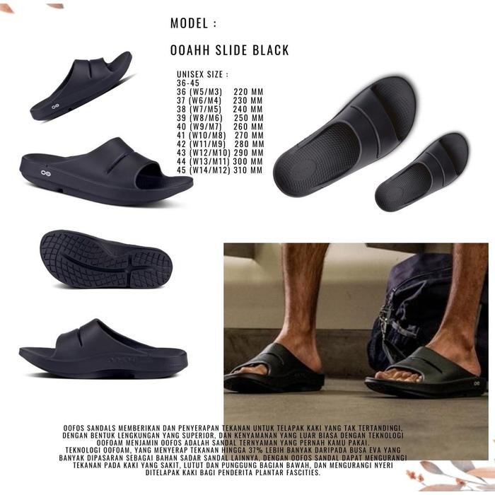 OOFOS Unisex Sandal Ooah Slide (Barang ORIGINAL)