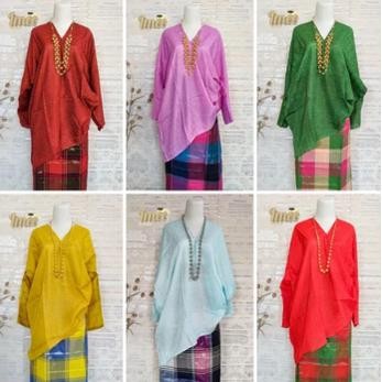 BAJU ADAT BUGIS MAKASSAR BAJU BODO SET LENGAN PANJANG