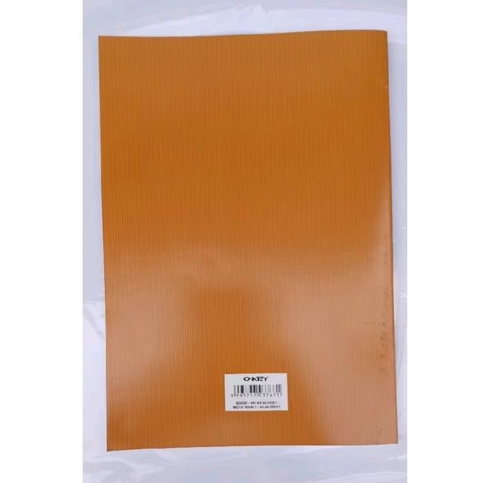 

Buku Tulis Okey 50 Lembar (Cover + 48 Lembar Isi) - Kraft Cover Coklat - 1 Pack Isi 10 Buku - Boxy /