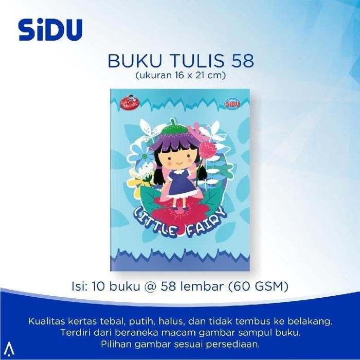

Sidu Buku Tulis Sinar Dunia Student Writing Book 58 Lembar Isi 10 Buku