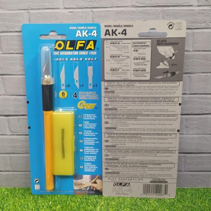

PISAU CUTTER PEN AK4 OLFA ART KNIFE AK-4 ORIGINAL JAPAN KODE 734