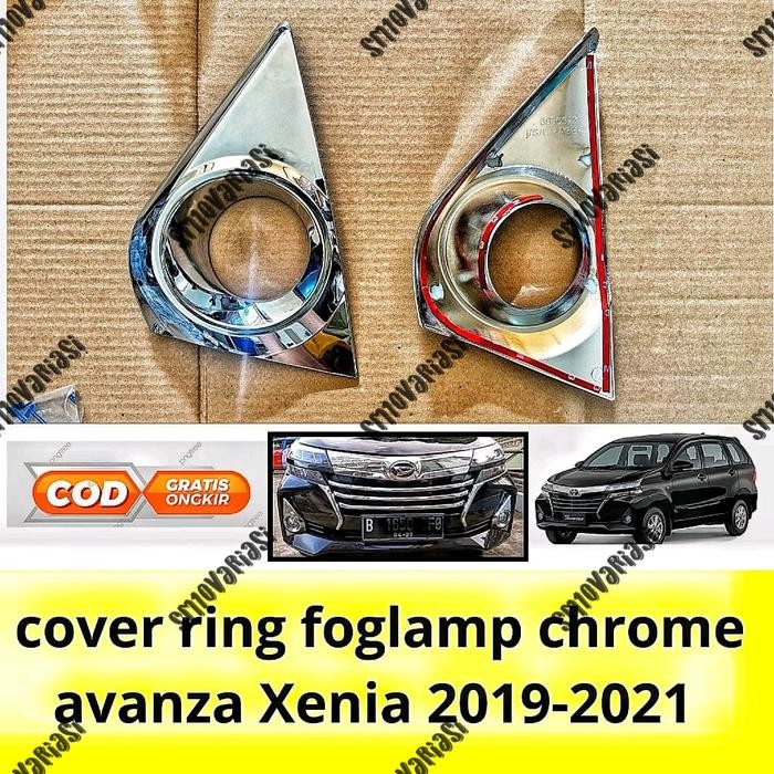 Cover Foglamp/Ring Foglamp Avanza/Xenia 2019 Chrome