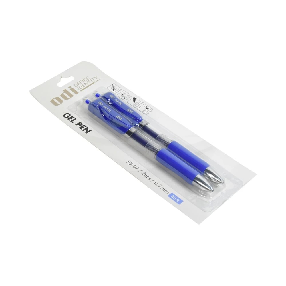 

Odi Set 2 Pcs Retractable Pen Gel 0.7mm - Biru-10350070