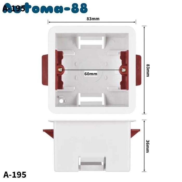(Expert) Inbow Dus Gypsum Box Kotak Saklar Stop Kontak untuk dinding partisi
