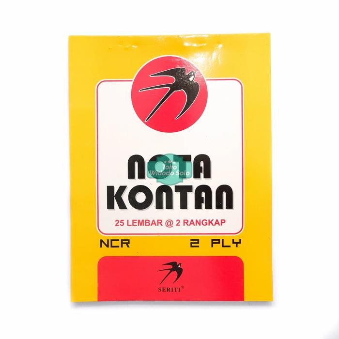 

Buku Nota Besar Kontan Ncr 2 Ply Seriti Rangkap Dua Besar Isi 10 Buah