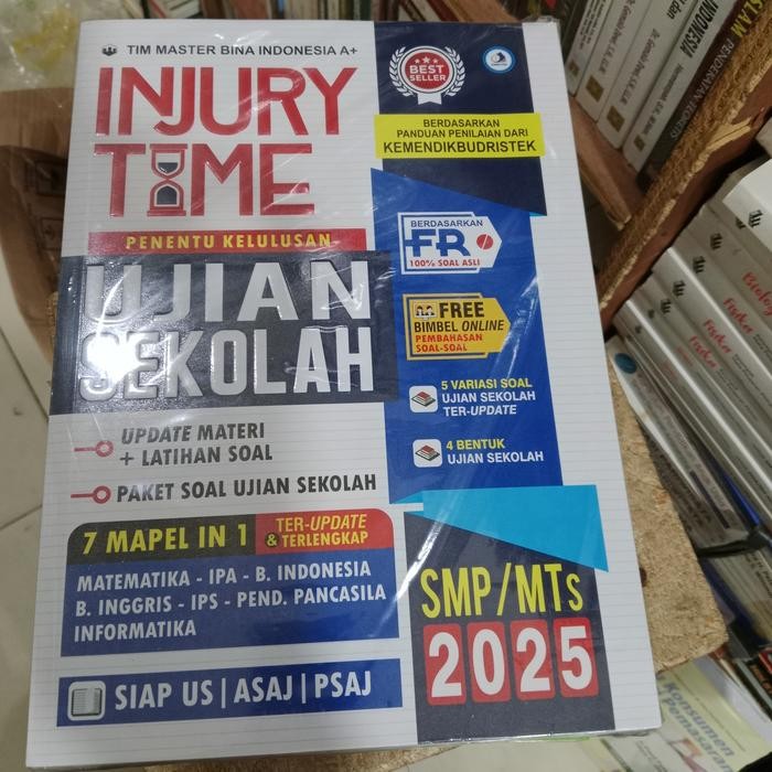 

Ready INJURY TIME Ujian Sekolah SMP/MTs 2025