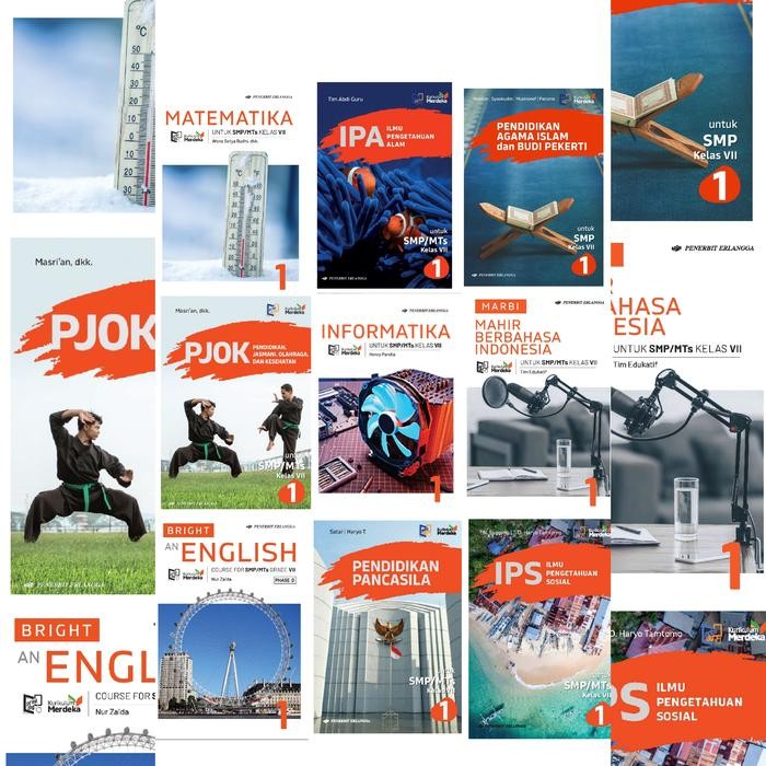 

Ready Buku paket Erlangga SMP/MTS kelas 1 K-Merdeka