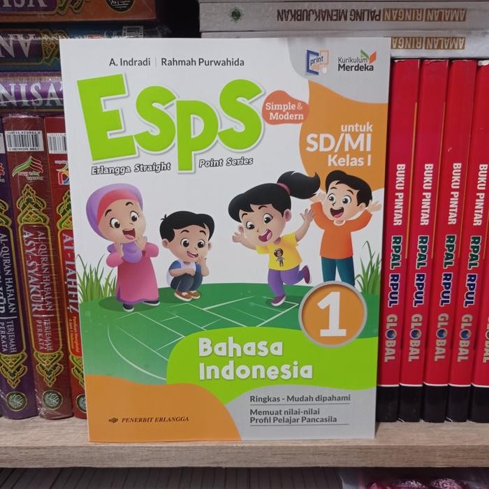 

Ready Buku SD ESPS Bahasa Indonesia Kelas 1 SD / MI Kurikulum Merdeka
