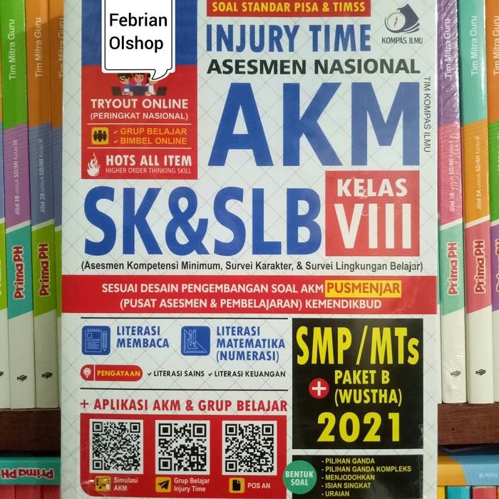 

Ready BUKU INJURY TIME AKM SK & SLB SMP/MTS KELAS 8 REVISI K13N 2021