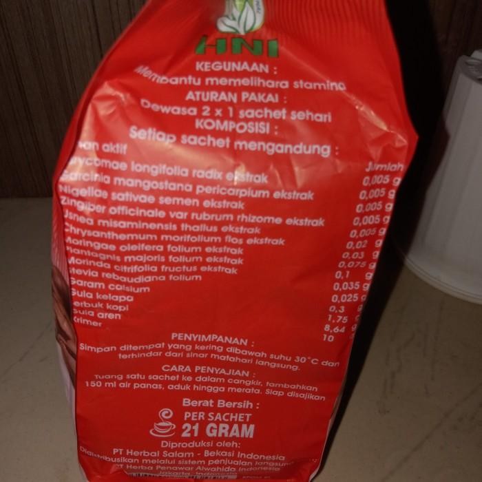 

KOPI SEVEN ELEMEN (SEVEL) HNI ISI 20