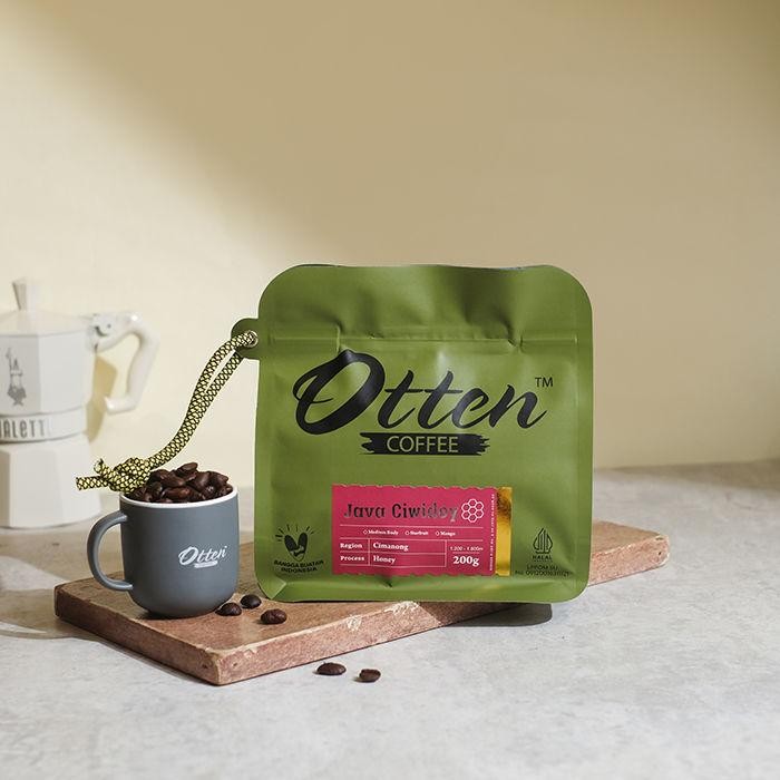 

KOPI ARABICA JAVA CIWIDEY HONEY PROCESS 200G - BIJI / BUBUK KOPI OTTEN COFFEE