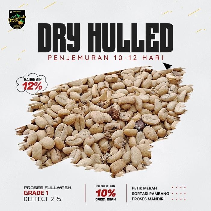 

GREEN BEAN ARABIKA - GUNUNG HALU COFFEE - HONEY - 1 KG.