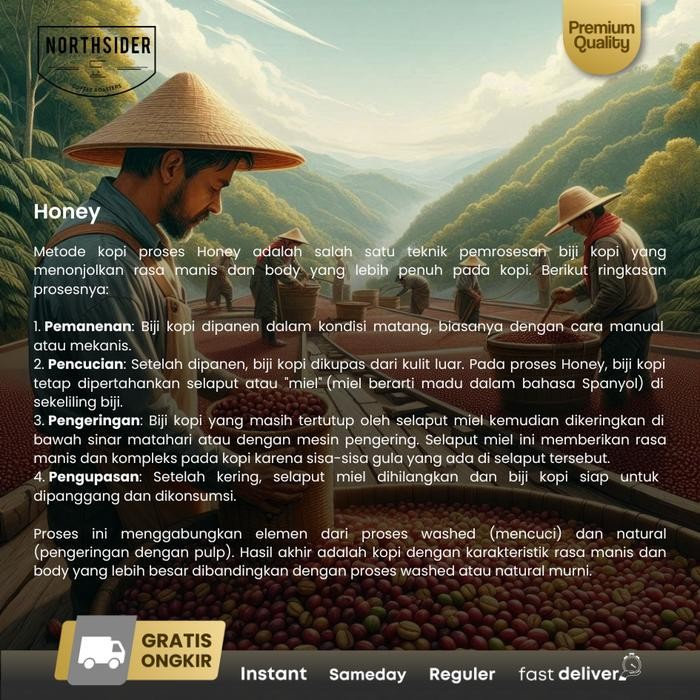 

NORTHSIDER KOPI ARABIKA BALI KINTAMANI HONEY COFFEE