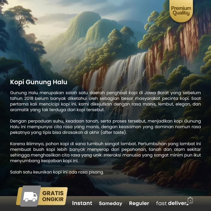 

NORTHSIDER KOPI ARABIKA GUNUNG HALU HONEY COFFEE