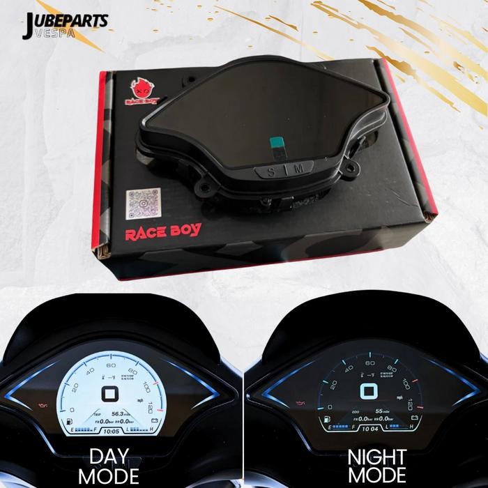 

Terlaris Raceboy Digital Speedometer Speedo Race Boy Vespa Sprint Primavera