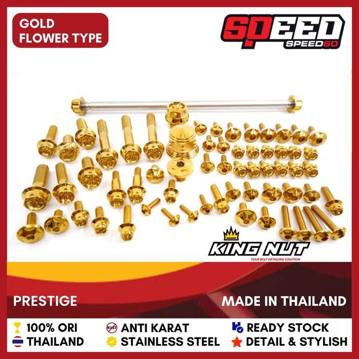 

Terlaris Probolt Baut Full Set Honda Adv 160 Stainless King Nut Th