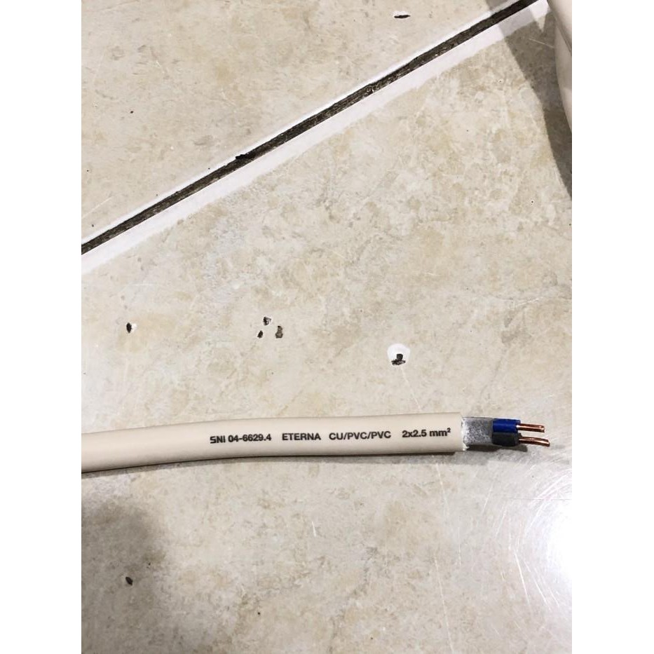 (Expert) Kabel Listrik Eterna 2x2.5 PER METER