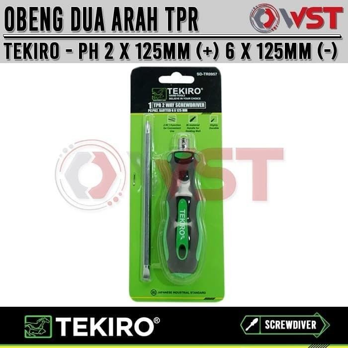 (Expert) Obeng Bolak Balik Tekiro TPR / Obeng TPR dua arah