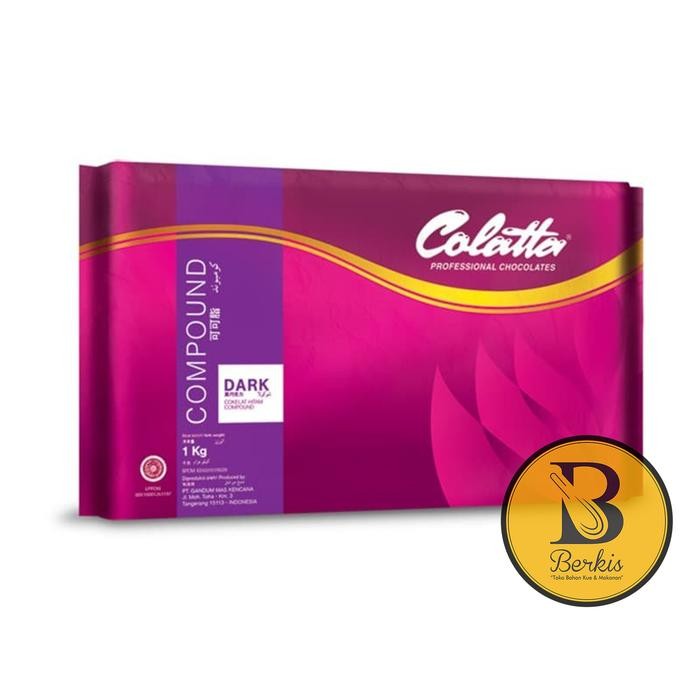

FREShBgt- Colatta Dark Chocolate Compound 1 Kg / Cokelat Masak Cokelat Blok