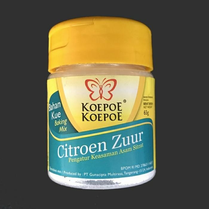 

FREShBgt- koepoe koepoe citroen zuur 65gr / pengatur keasaman asam sitrat