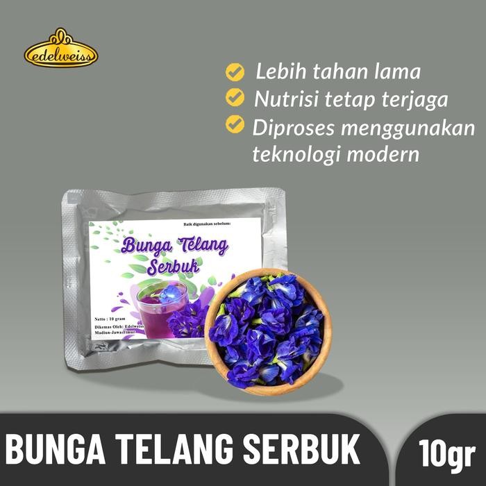

FREShBgt- Edelweiss Bunga Telang Serbuk