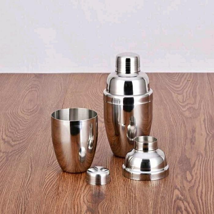 TERLARIS Shaker Minuman/Gelas Takar Minuman/Gelas Takar Coctail Stainless Steel