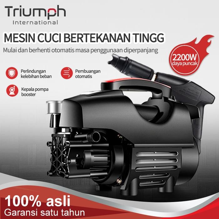 Mesin Cuci Mobil Sepeda Motor Tekanan Tinggi Air Listrik Water Washer