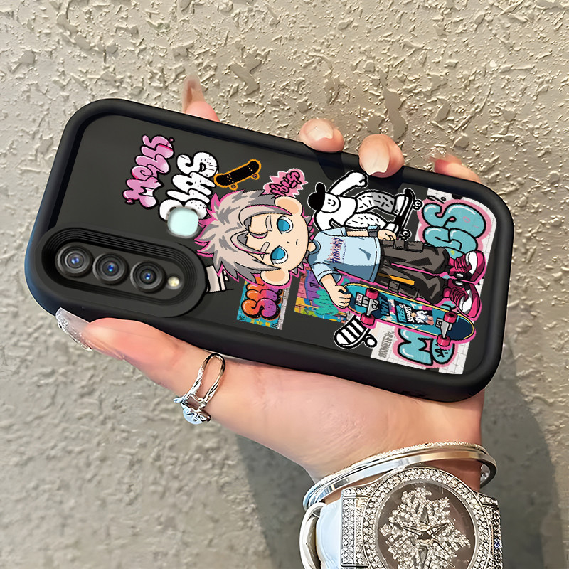 Casing Hp VIVO Y19 VIVO Y5s Case Kesing HP Casing Anime anak laki-laki sampul pelindung silikon Soft