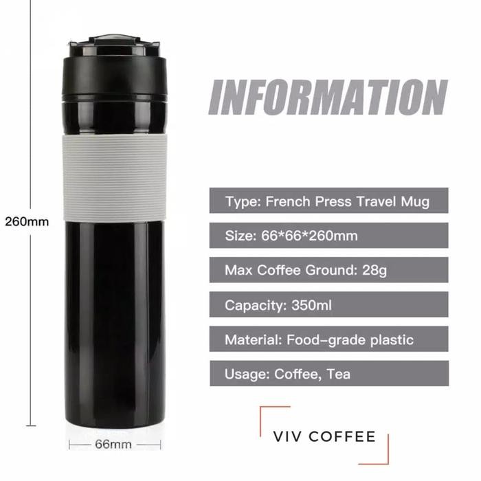 French Press Coffee Travel Press