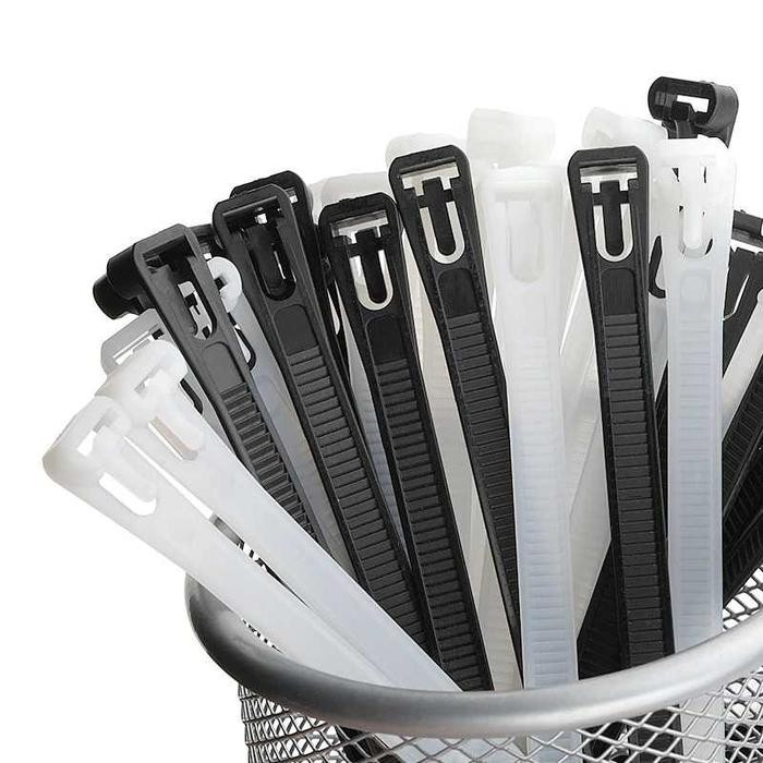 

Kabel Ties Zip Cable Organizer Reusable 8X400Mm 100 Pcs - Nl816