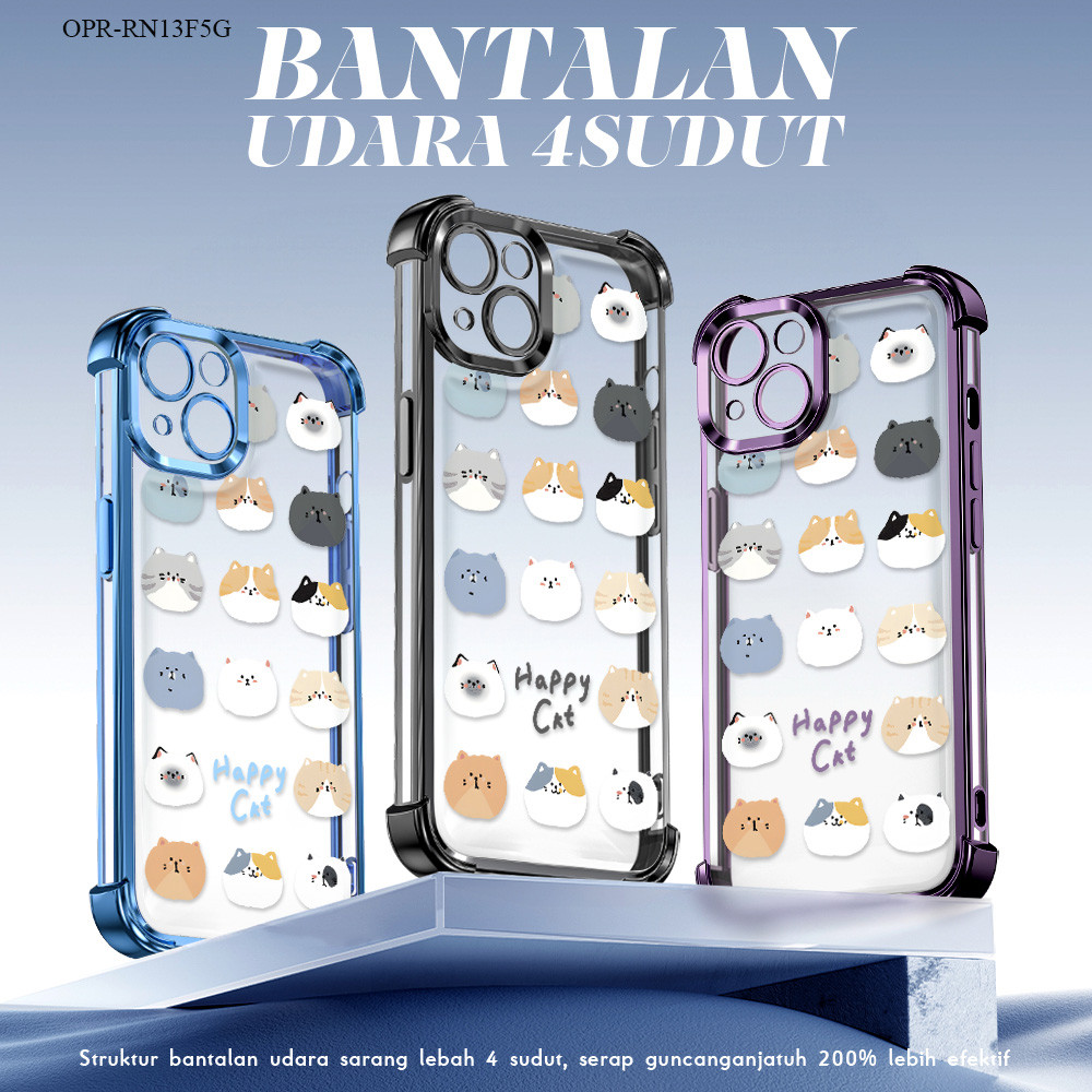 Casing Hp Untuk OPPO Reno 14F 13F 5F 4F 5 F11 F7 F9 Pro 4G 5G Transparan Softcase Case Kesing Casing
