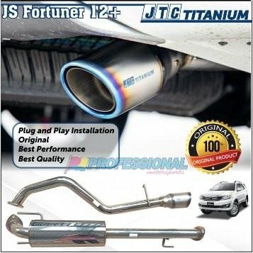 [Allthebest] Exhaust Muffler Knalpot JTC Titanium Toyota Fortuner 12+ VNT