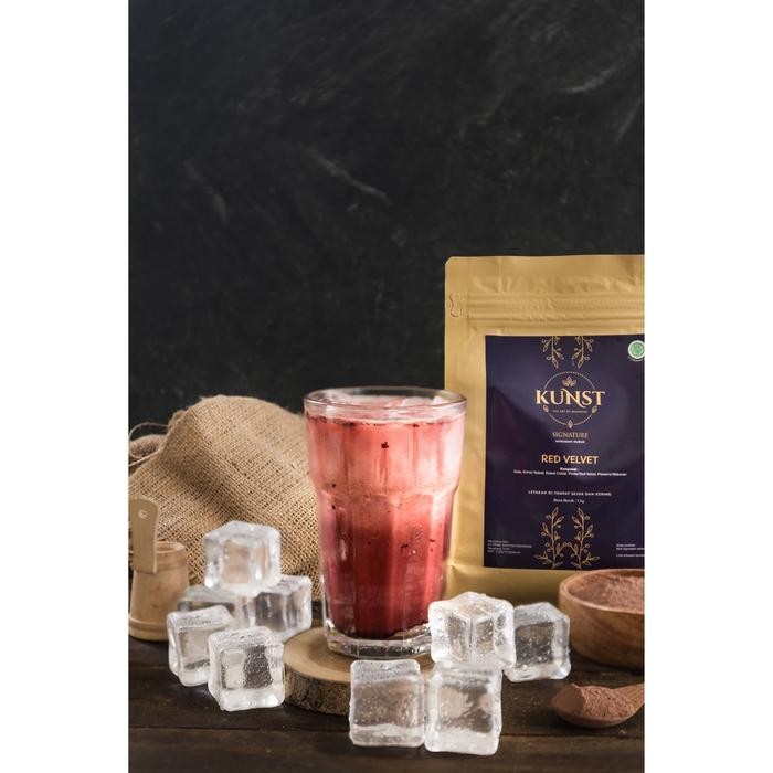

Red Velvet Signature Kunst Powder Bubuk Minuman Rasa Red Velvet