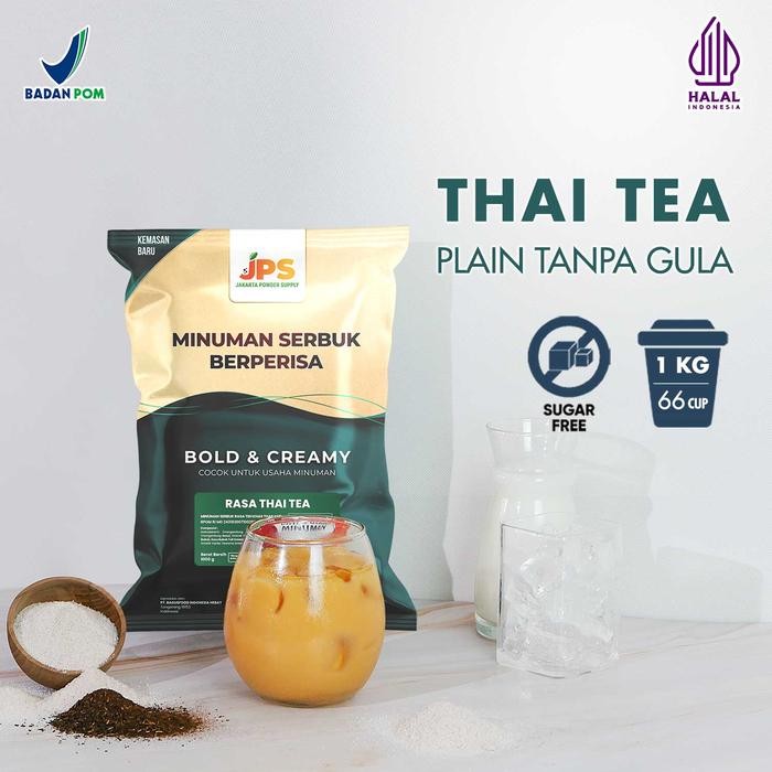 

Bubuk Minuman Thai Tea Plain Powder Jps Tanpa Gula