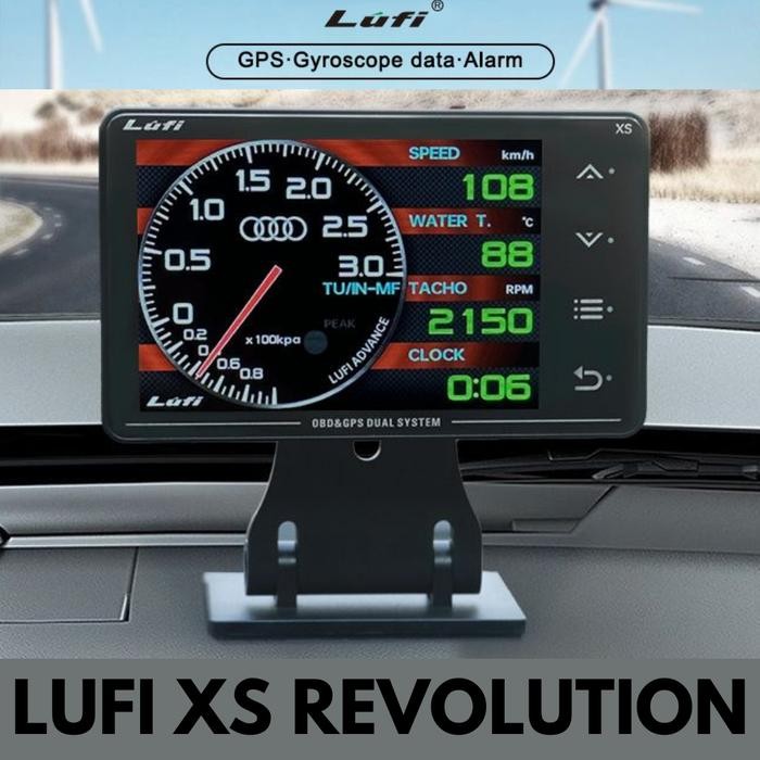 LUFI XS REVOLUTION OBD2 + GPS METER ORIGINAL - INDIKATOR MOBIL OBD