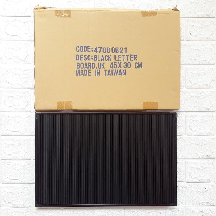 

OFFICE Black Letter Board PB4530AP Papan Nama Ukuran 45x30cm Premium