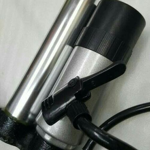 Pompa ban sepeda dan motor merk atlantis alloy pompa tangan manual