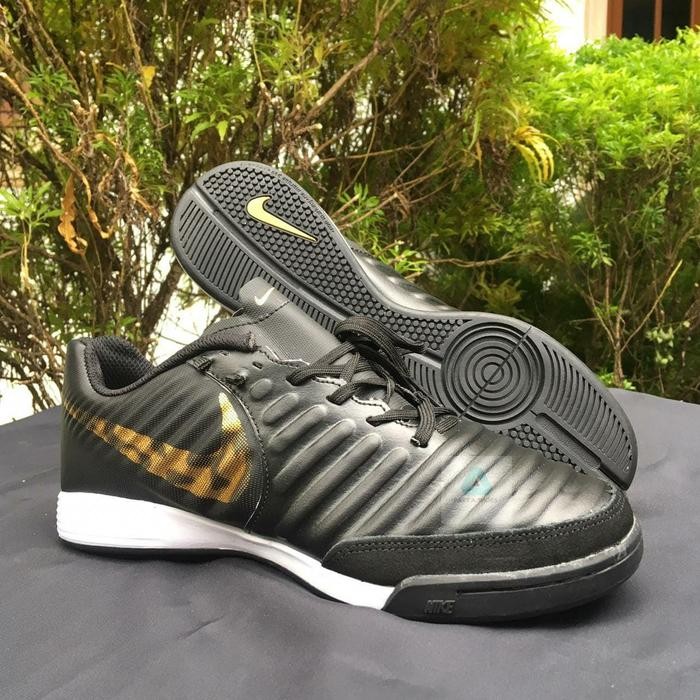 Sepatu Futsal Nike Tiempo X Finale Black Lux IC