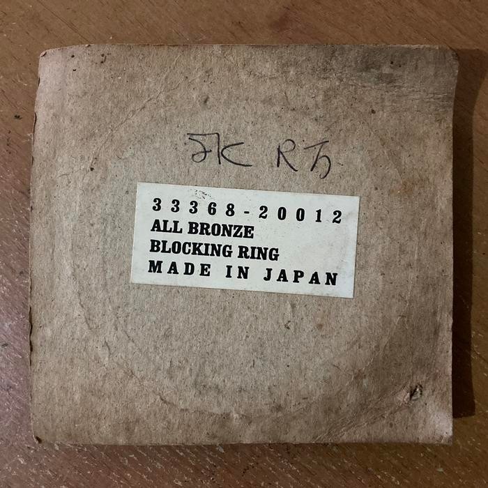 Ring Synchronizer Synchromesh 33368-20012 Aisin Original Made In Japan