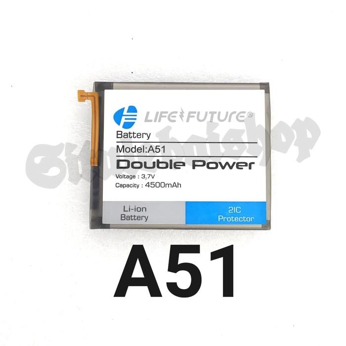 BATERAI SAMSUNG A51 A515 DOUBLE POWER IC LF BATT BATTERY