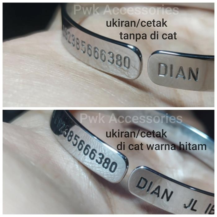 GELANG IDENTITAS GELANG LANSIA /PIKUN GELANG KECEMASAN GPID.1.5MM