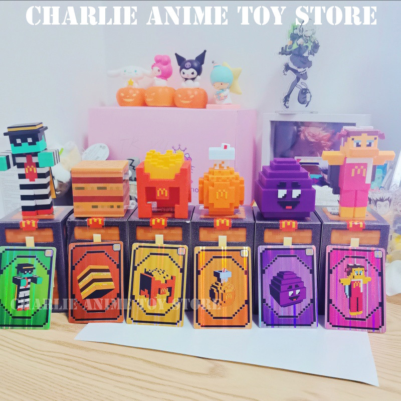 New Happy Meal Toy Zombie Hamburglar Mcd'S Skin Figure Collectible Toys Desktop Decoration Kids