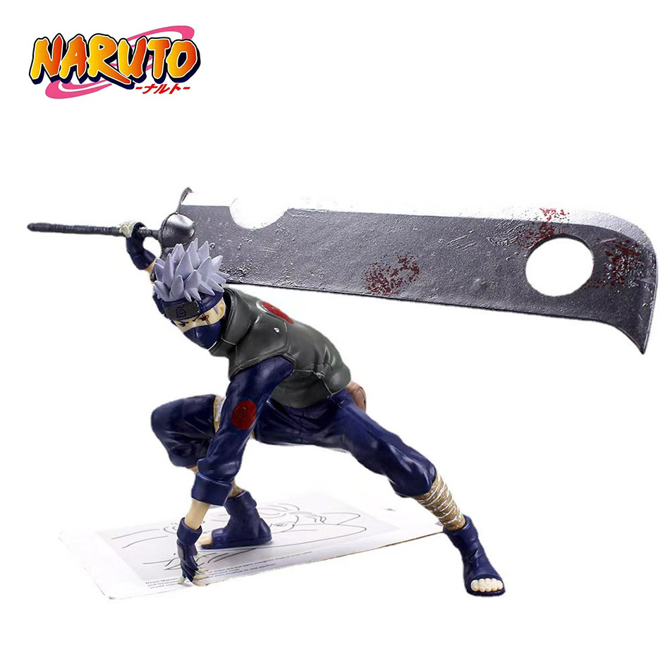 Anime Naruto Hatake Kakashi Figures Naruto Accessories Action Figure Model Doll Cartoon Kids