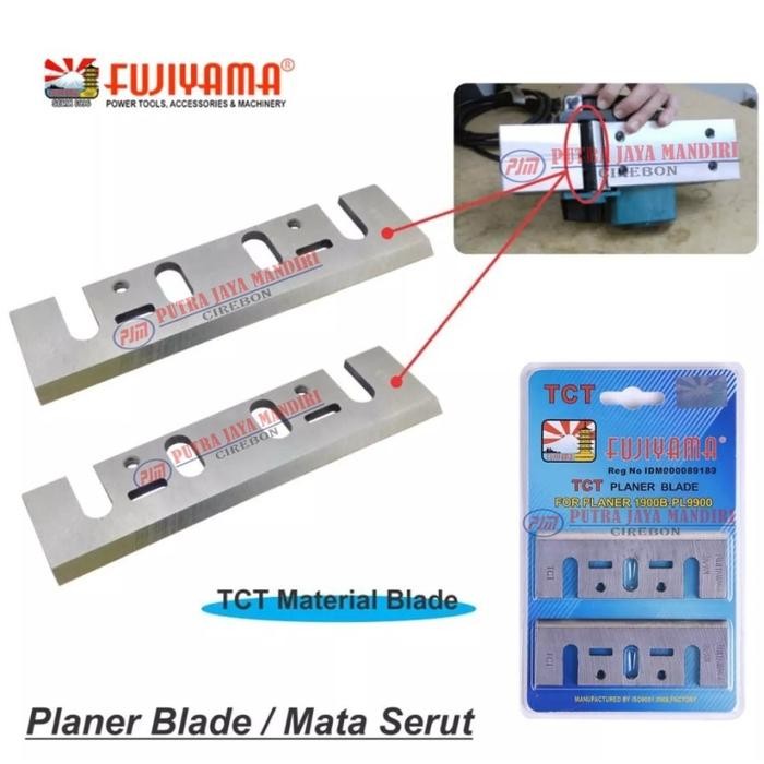 Mata Pisau Serut Kayu/Planer Blade Tct Fujiyama - Fujiyama