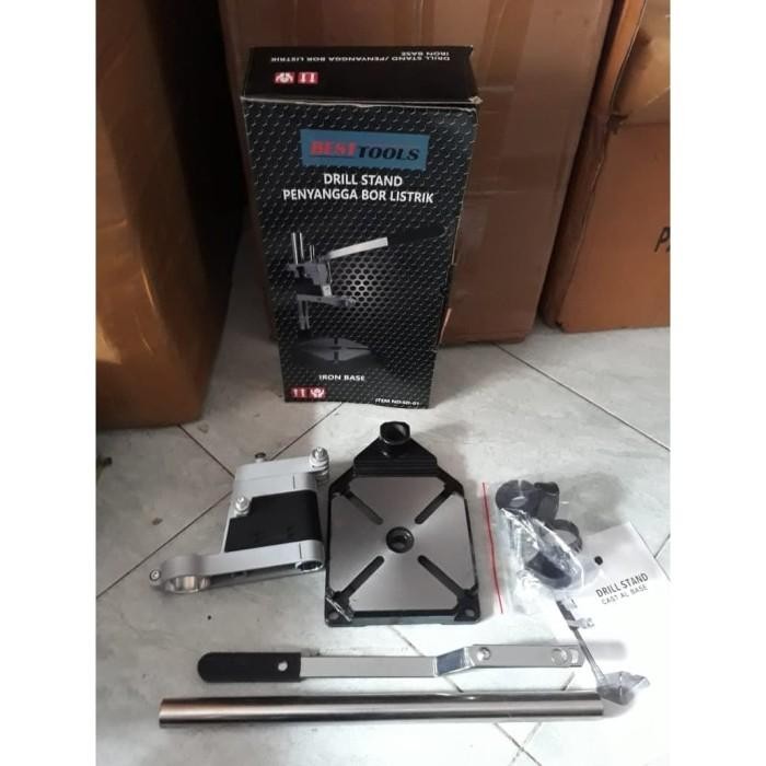 [Allthebest] IRON Base stand drill - stand bor duduk - dudukan mesin bor base besi