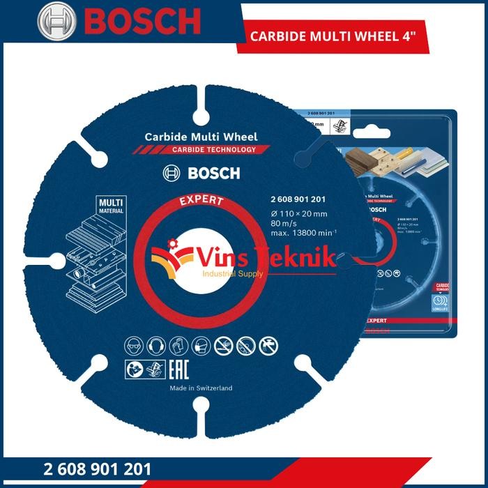 Batu Potong Gerinda Bosch Carbide Multi Wheel Multipurpose 4Inch