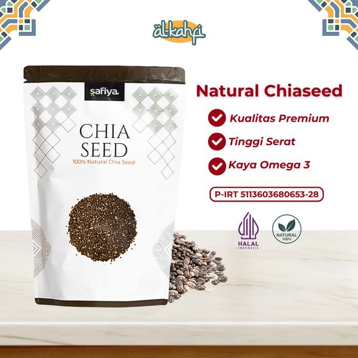 

New Organic Black Chiaseed 500 Gram Chia Seed Asli Mexico