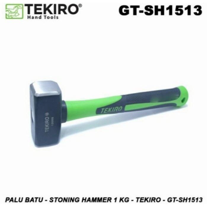PREMIUM TEKIRO PALU BATU STONING HAMMER 1 KG RUBBER HANDLE